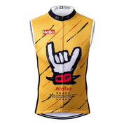 Thriller Rider Sports Ropa de Bicicleta Hombre Ciclismo Chalecos Sin Mangas(Aloha)